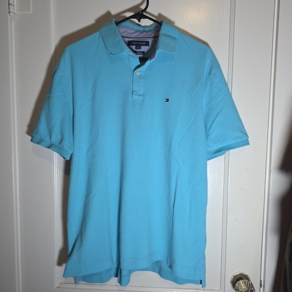 Tommy Hilfiger Other - Tommy Hilfiger Men's Polo Shirt Short Sleeve‎ Light Blue Large
